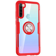 Чохол Deen Crystal Ring Xiaomi Redmi Note 8 безбарвний/Red