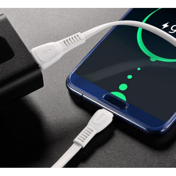 Кабель Hoco X40 Noah USB to Type-C 1m White