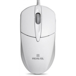 Мишка REAL-EL RM-211 USB White (EL123200014)