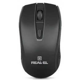 Мишка REAL-EL RM-308 USB Black (EL123200033)