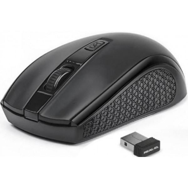 Мышка REAL-EL RM-308 USB Black (EL123200033)
