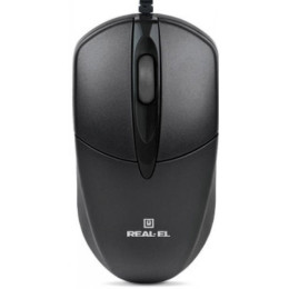 Мишка REAL-EL RM-211 USB Black