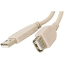 USB Удлинитель Cablexpert USB 2.0 (AM/AF) 3m Black (CCP-USB2-AMAF-10)