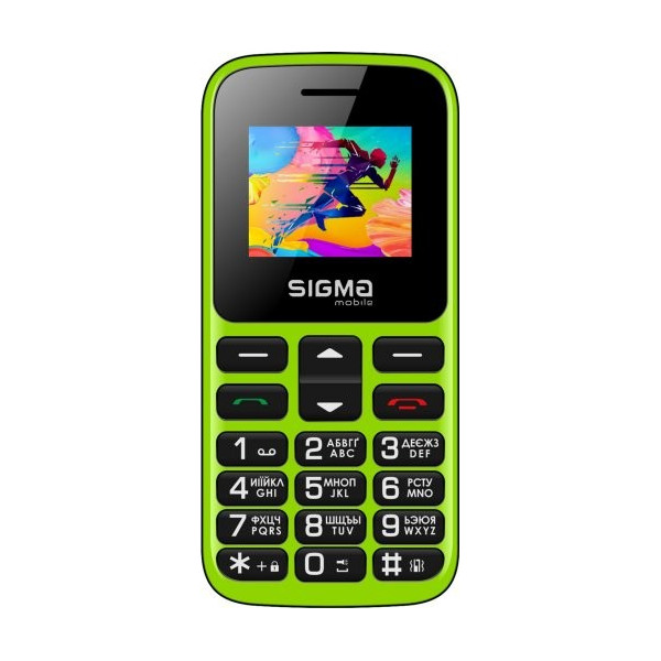 Телефон Sigma Comfort 50 HIT 2020 Green