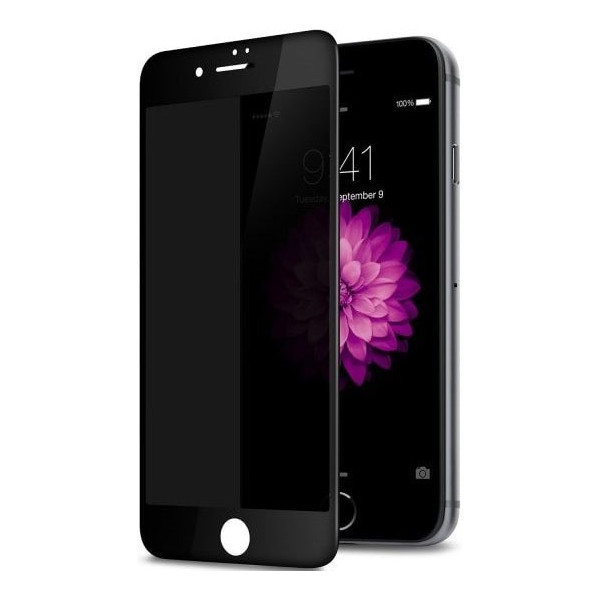 Защитное стекло iPhone 7 Plus Black Matte