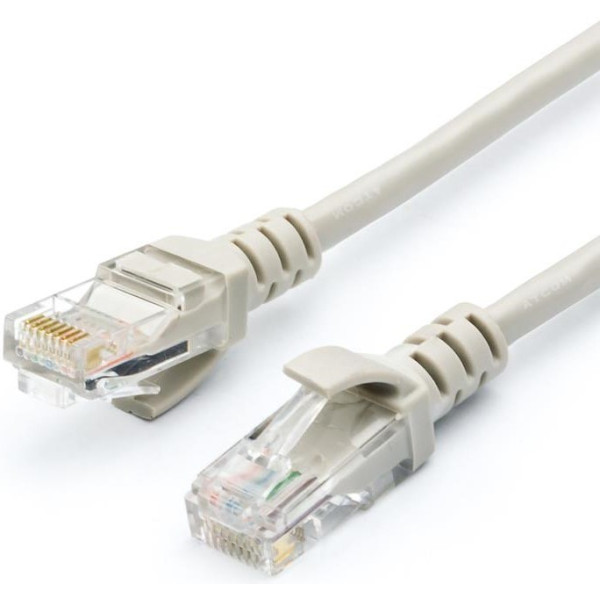 Патч-корд Atcom Geplink UTP Cat.5e 26AWG 0.5 м Сірий (GL8050)
