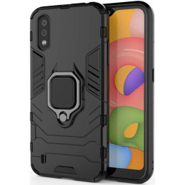 Чохол Transformer Ring for Magnet Samsung A01 Black 2