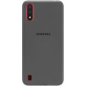 Silicone Case для Samsung A01 Grey