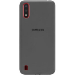 Silicone Case для Samsung A01 Grey