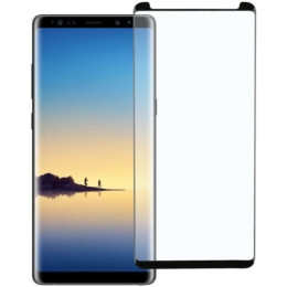 Защитное стекло Samsung Note 8 Black Glue