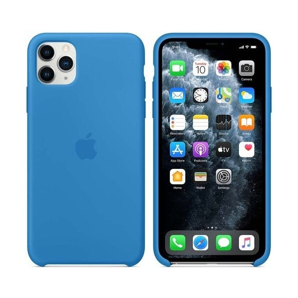 Silicone Case iPhone 11 Pro Max Blue