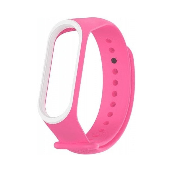 Ремешок для Mi Band 3/4 Pink/White