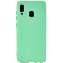 Чехол Soft Cover под магнитный держатель для Samsung A40 2019 A405 Green