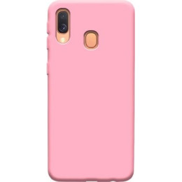 Чохол силіконовий для Samsung A40 A405 Pink