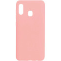Чохол силіконовий для Samsung A20 Pink