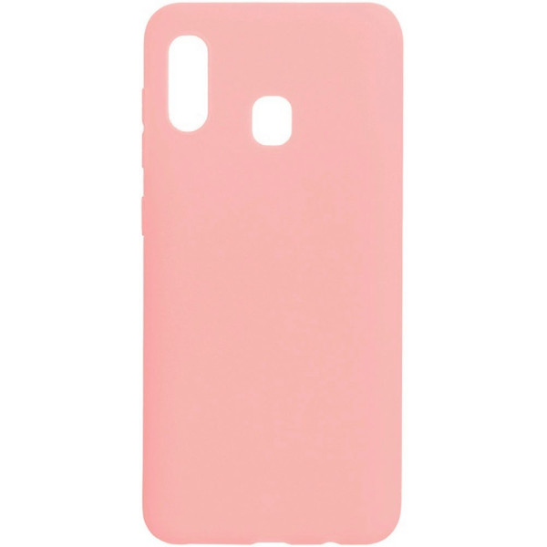 Чехол силиконовый для Samsung A20 Pink