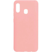 Чехол силиконовый для Samsung A20 Pink