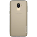 TPU чехол Nillkin Nature Series для Samsung Galaxy J8 (2018) Gray
