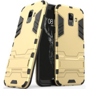 Чохол пластиковий з підставкою для Samsung A600 Gold