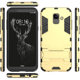 Чохол пластиковий з підставкою для Samsung A600 Gold