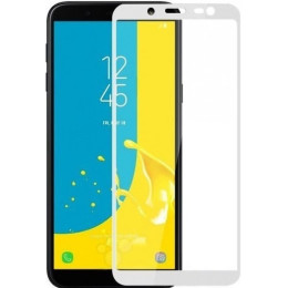 Защитное стекло Samsung J600 White