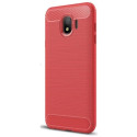 Чохол Carbon Fiber для Samsung J4 2018 J400 Red