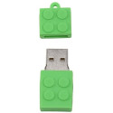 Флеш память Optima OP-408 Lego 32GB USB2.0 Green