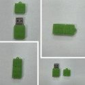 Флеш пам'ять Optima OP-408 Lego 32GB USB2.0 Green