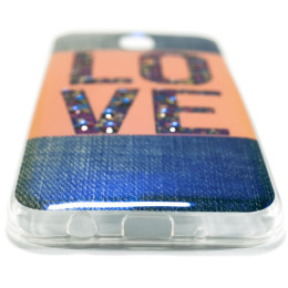 Чехол Remax Light Series для Samsung J7 2016 J710 Jeans Love