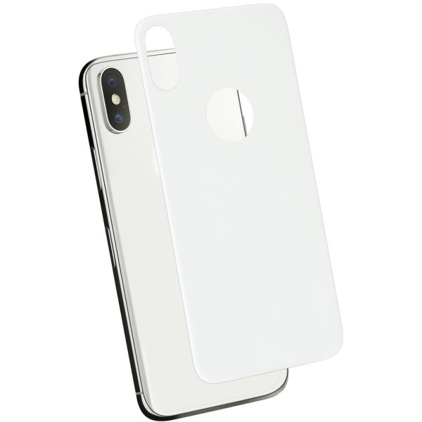 Защитное стекло iPhone X Back White
