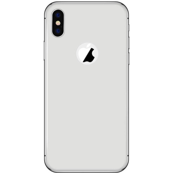 Защитное стекло iPhone X Back White
