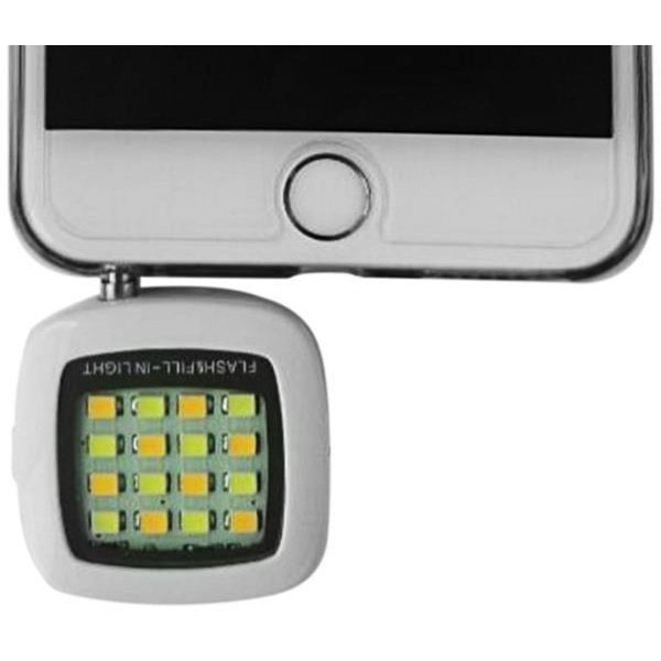 Селфі лампа для телефону LED Mini Jack Flash Stick White