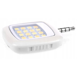 Селфі лампа для телефону LED Mini Jack Flash Stick White