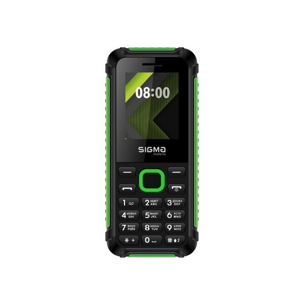 Телефон Sigma mobile X-Style 18 Track Black-Green