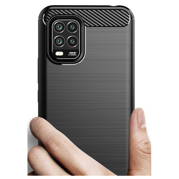 Чехол Xiaomi Mi 10 Lite силикон Black