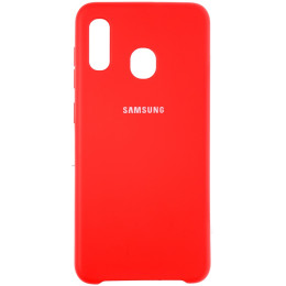 Silicone Case Samsung A20S Red