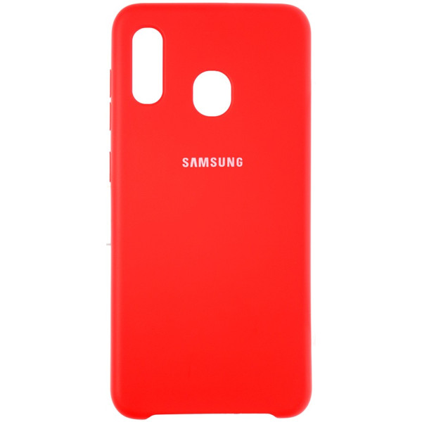 Silicone Case Samsung A20S Red