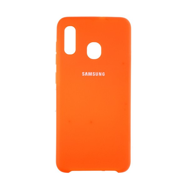 Silicone Case Samsung A20S Orange
