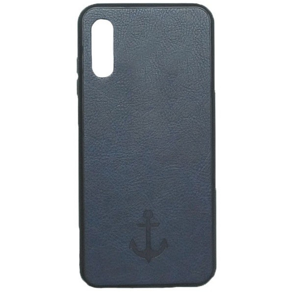 Накладка Leather Magnet Case Samsung A01 (2020) A015F Blue