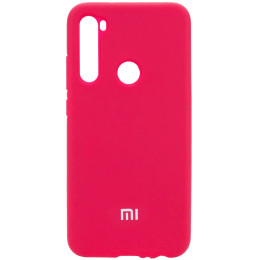 Silicone Case для Xiaomi Redmi Note 8/Note 8 2021 Hot Pink
