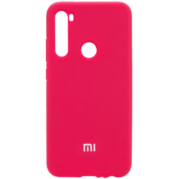Silicone Case для Xiaomi Redmi Note 8/Note 8 2021 Hot Pink