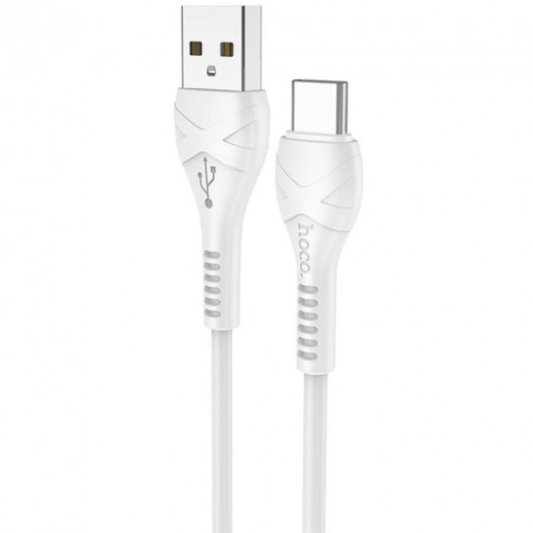 Кабель Hoco X37 Cool USB to Type-C 1m White