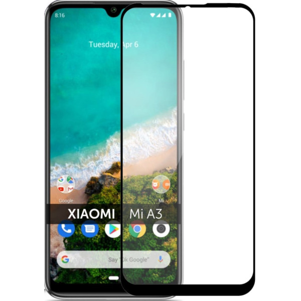 Защитное стекло для Xiaomi Mi A3 Black