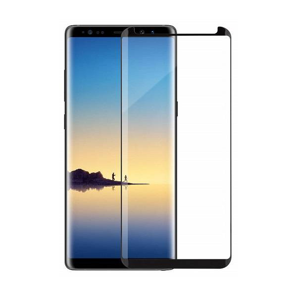 Защитное стекло Samsung Note 8 Black