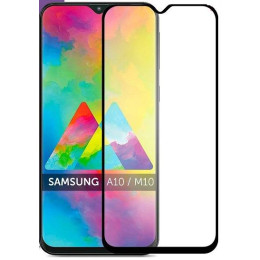 Защитное стекло для Samsung A10/A10s/M10/M01s/M20 Black