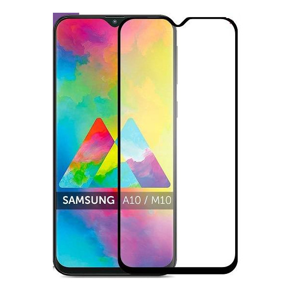 Защитное стекло для Samsung A10/A10s/M10/M01s/M20 Black