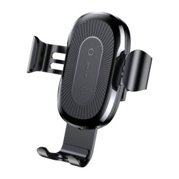 Автомобільний тримач Baseus Wireless Charger Gravity Car Mount Black (WXYL-01)
