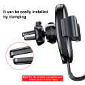Автомобільний тримач Baseus Wireless Charger Gravity Car Mount Black (WXYL-01)