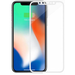 Захисне скло Apple iPhone X/XS White