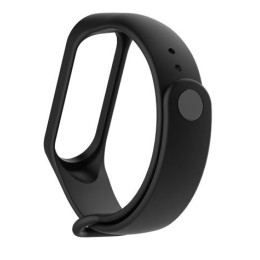 Ремінець для Фітнес-трекера Xiaomi Mi Band 3,4 Black